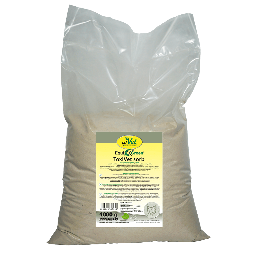 EquiGreen ToxiVet sorb 4 kg Tasche, Pulver, Plastik, Kleidung, Hemd