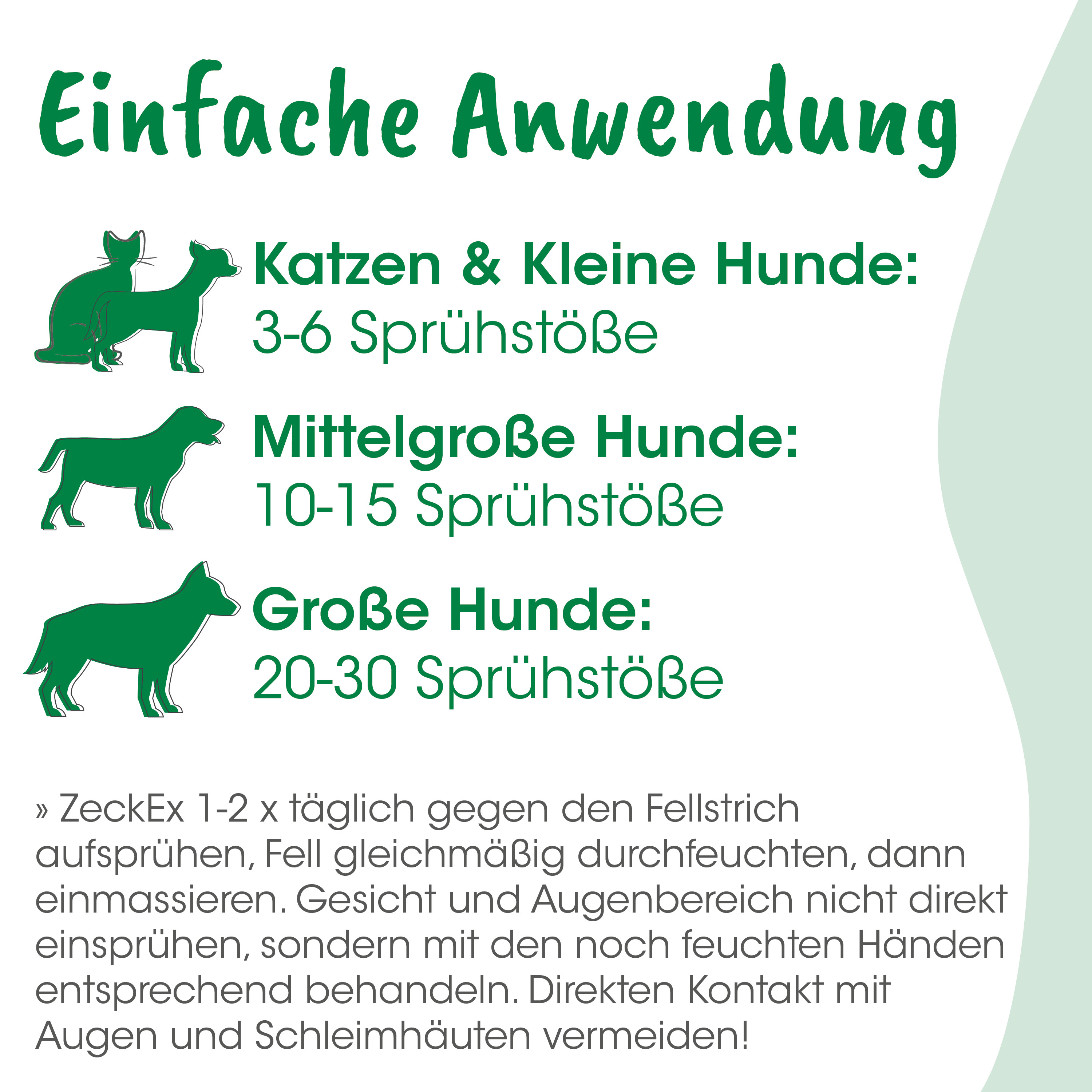 Hund, Kleiner Hund, Mittelgroßer Hund, Großer Hund, Sprühtütchen