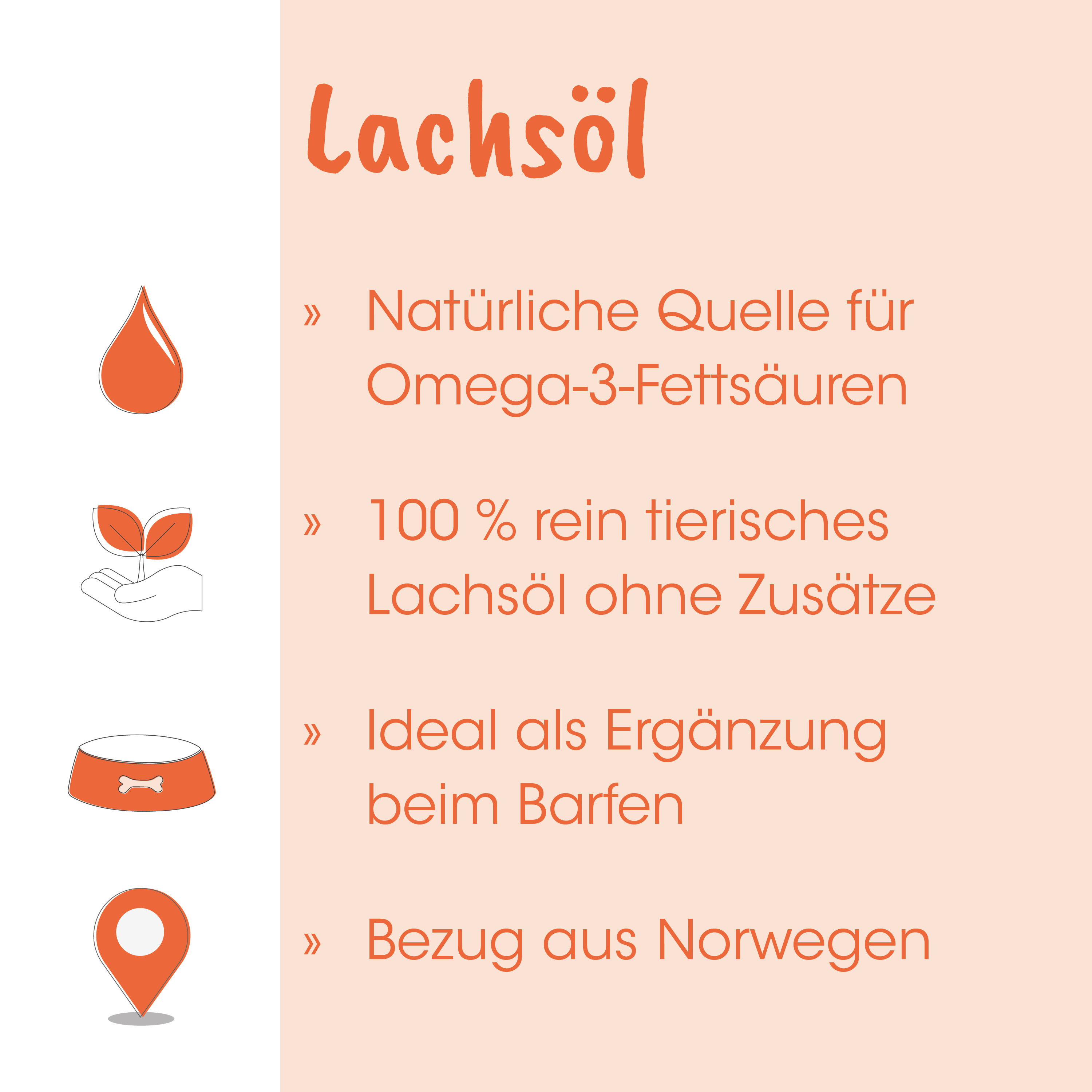 lachsöl, fischöl, omega-3, natürlich, tiernahrung