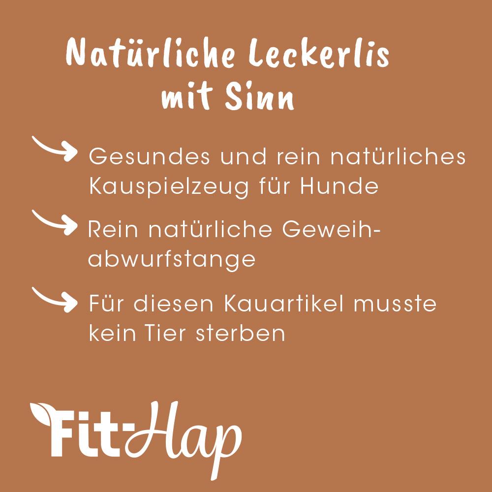 Fit-Hap Geweihmineral-Snack halb XS (25-50 g) Sorbe