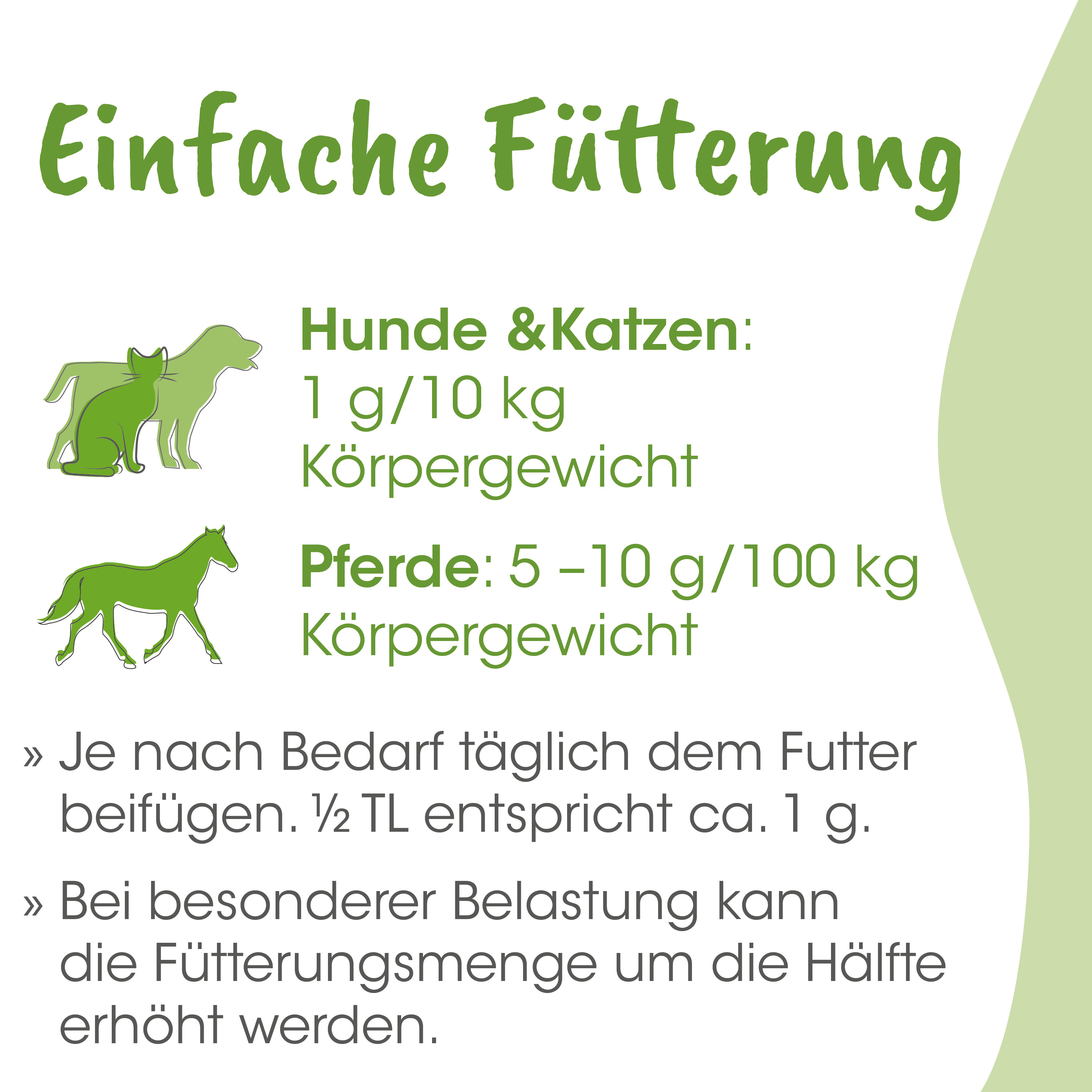 futter, hunde & katzen, pferde, gewicht, fütterung