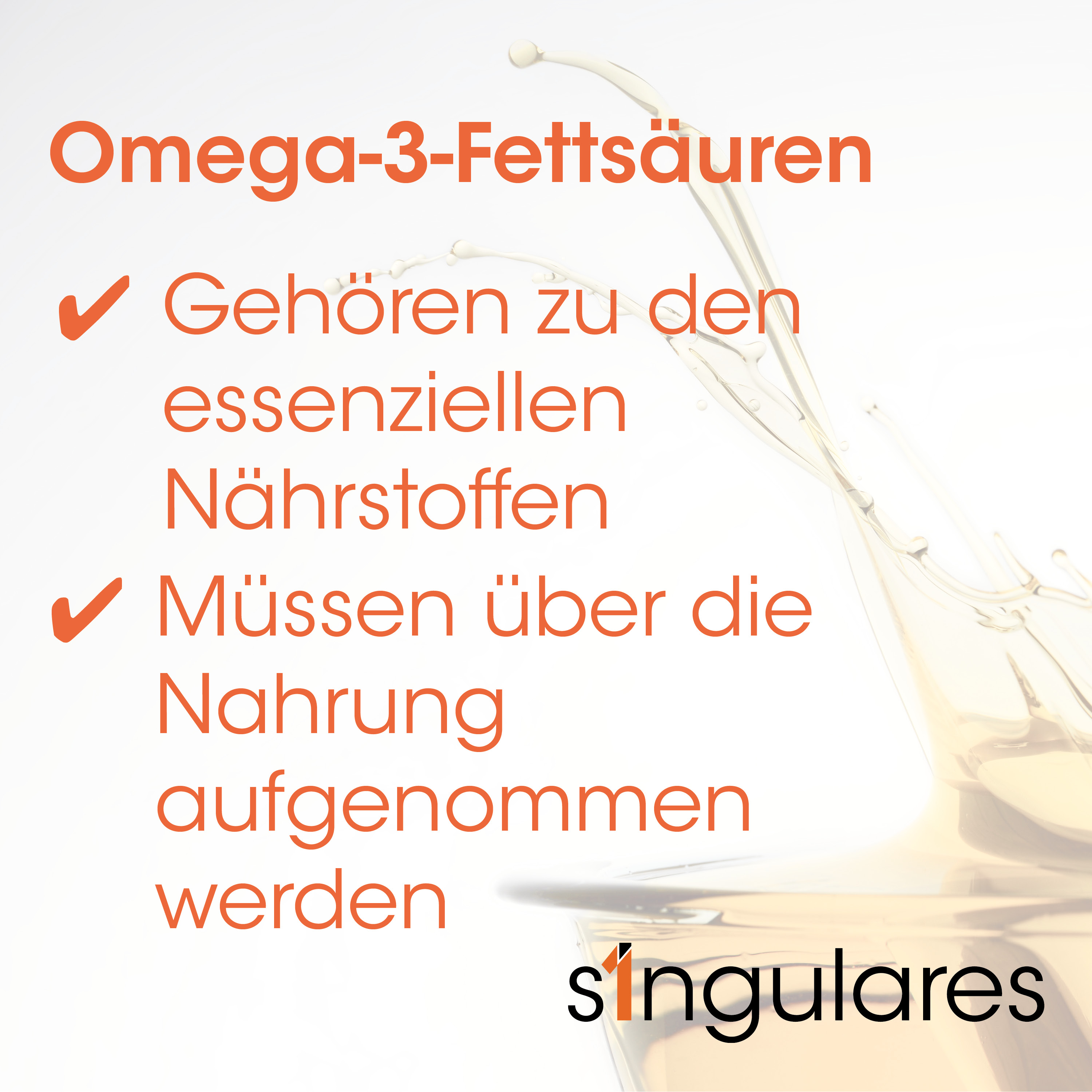 Omega-3, Fette, Nährstoffe, Nahrung, Supplement