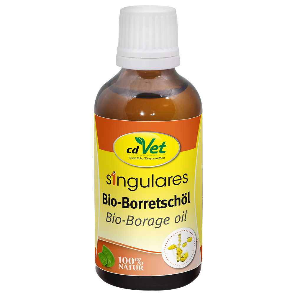 Bio-Borretschöl, Boragoöl, Öl, Naturprodukt, Tiergesundheit