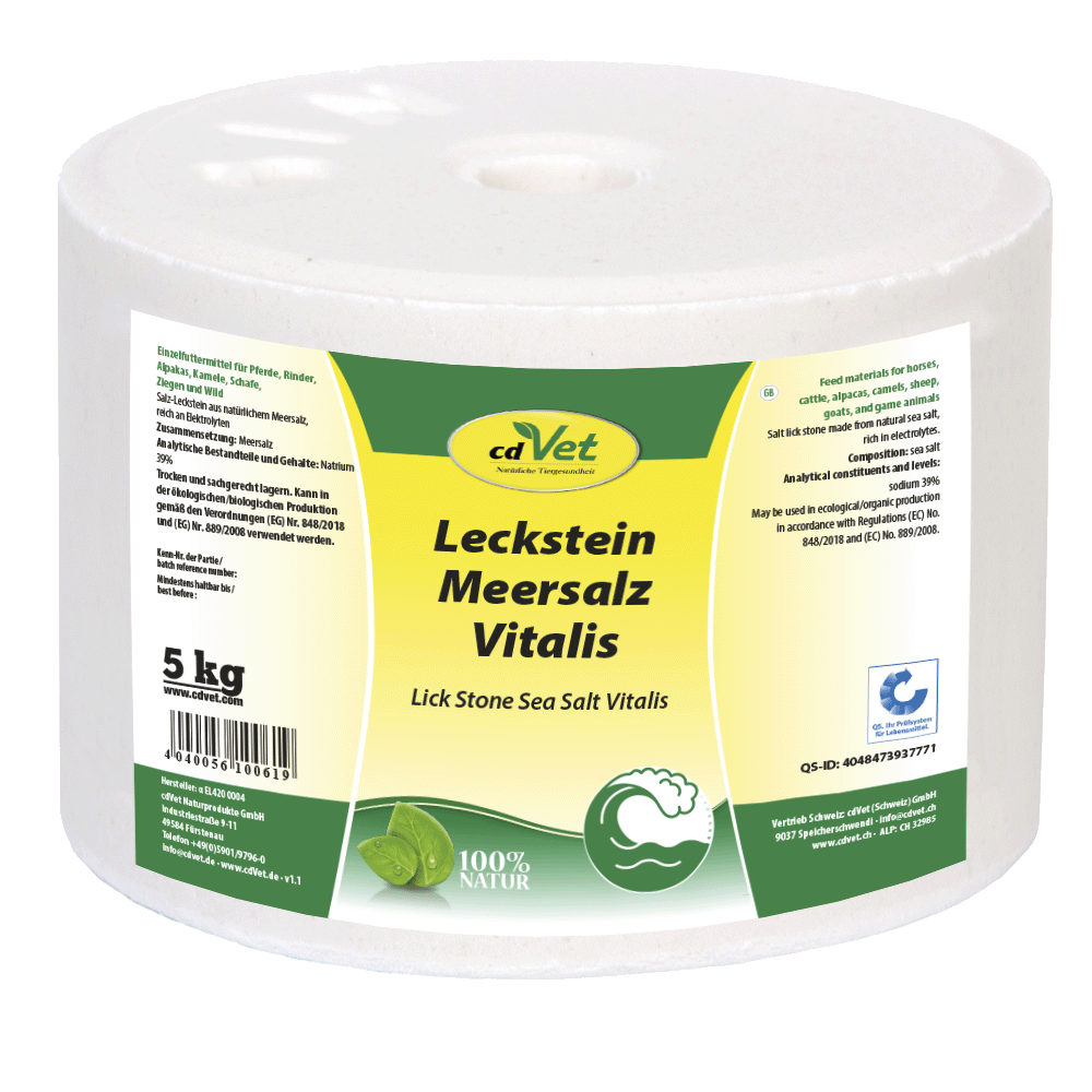 Leckstein Meersalz Vitalis 5 kg Papier