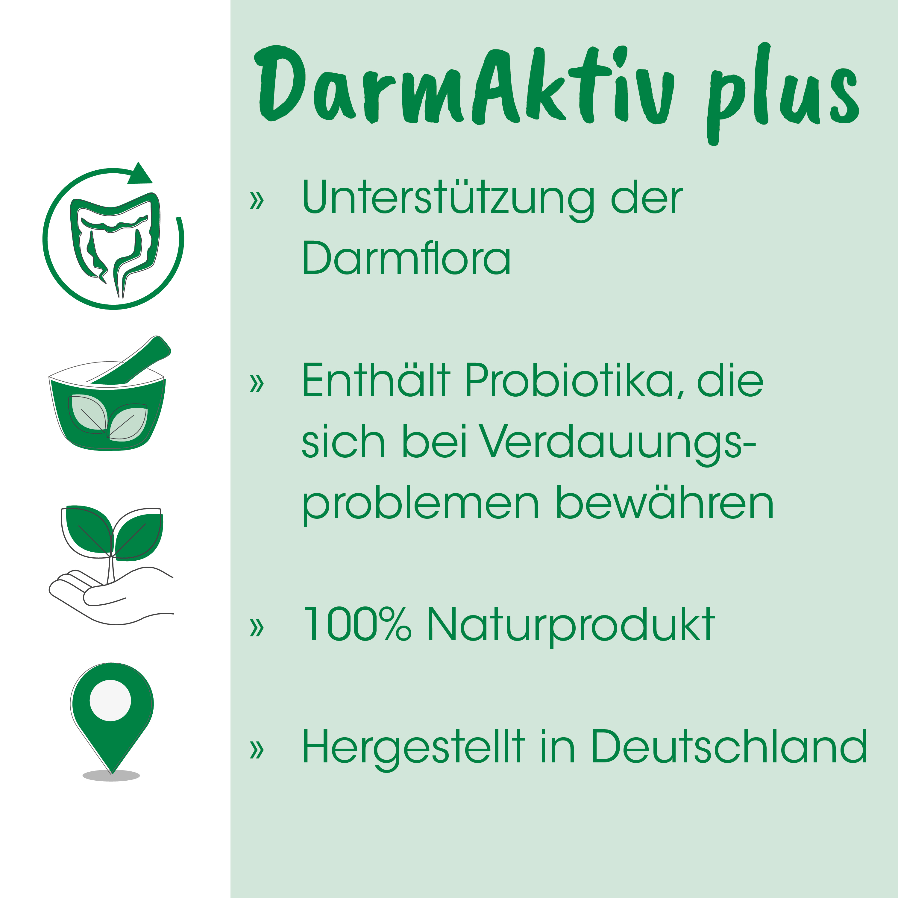 Darmprodukt, Naturprodukt, Probiotika, Verdauung, Deutschland
