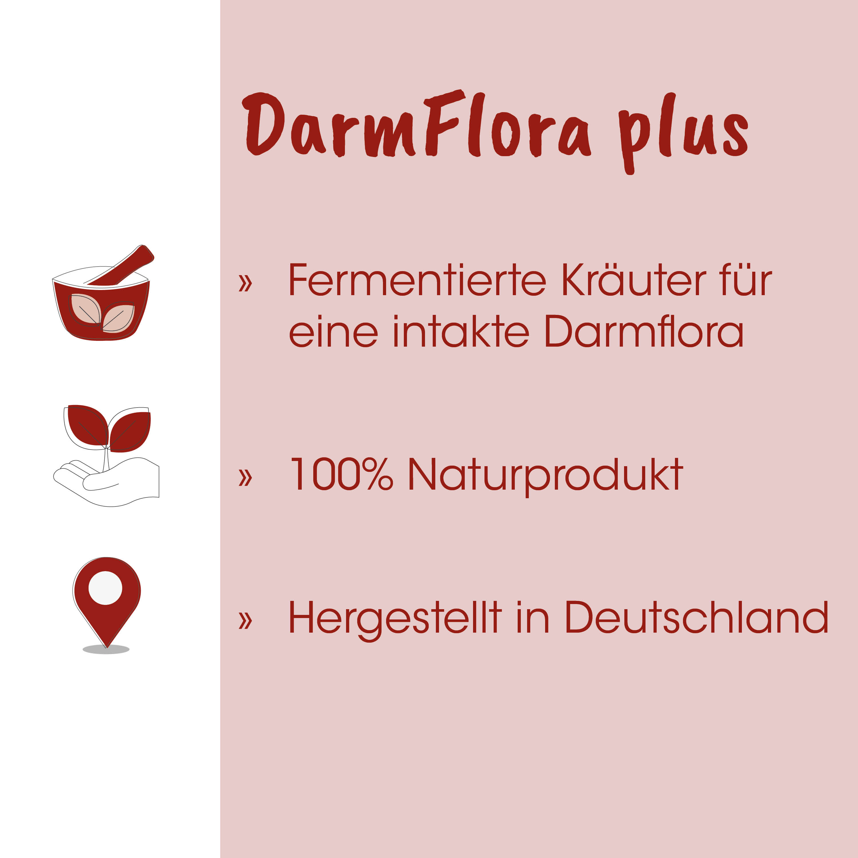fermentierte Kräuter, intakte Darmflora, natürliche Ernährung, Kräuterpulver, hergestellt in Deutschland