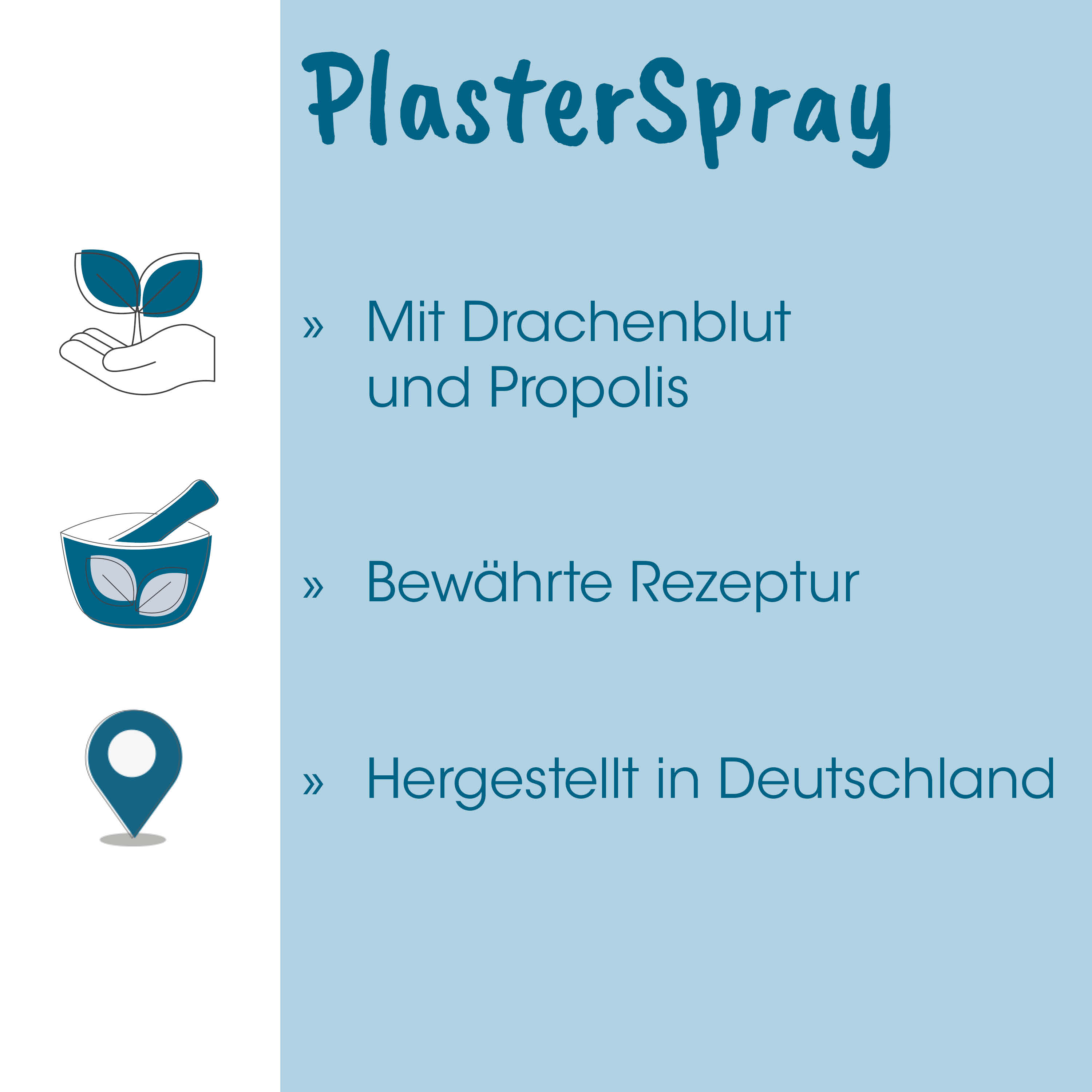 Pflasterspray, Mit Drachenblut, Propolis, Behandlung, Deutschland hergestellt