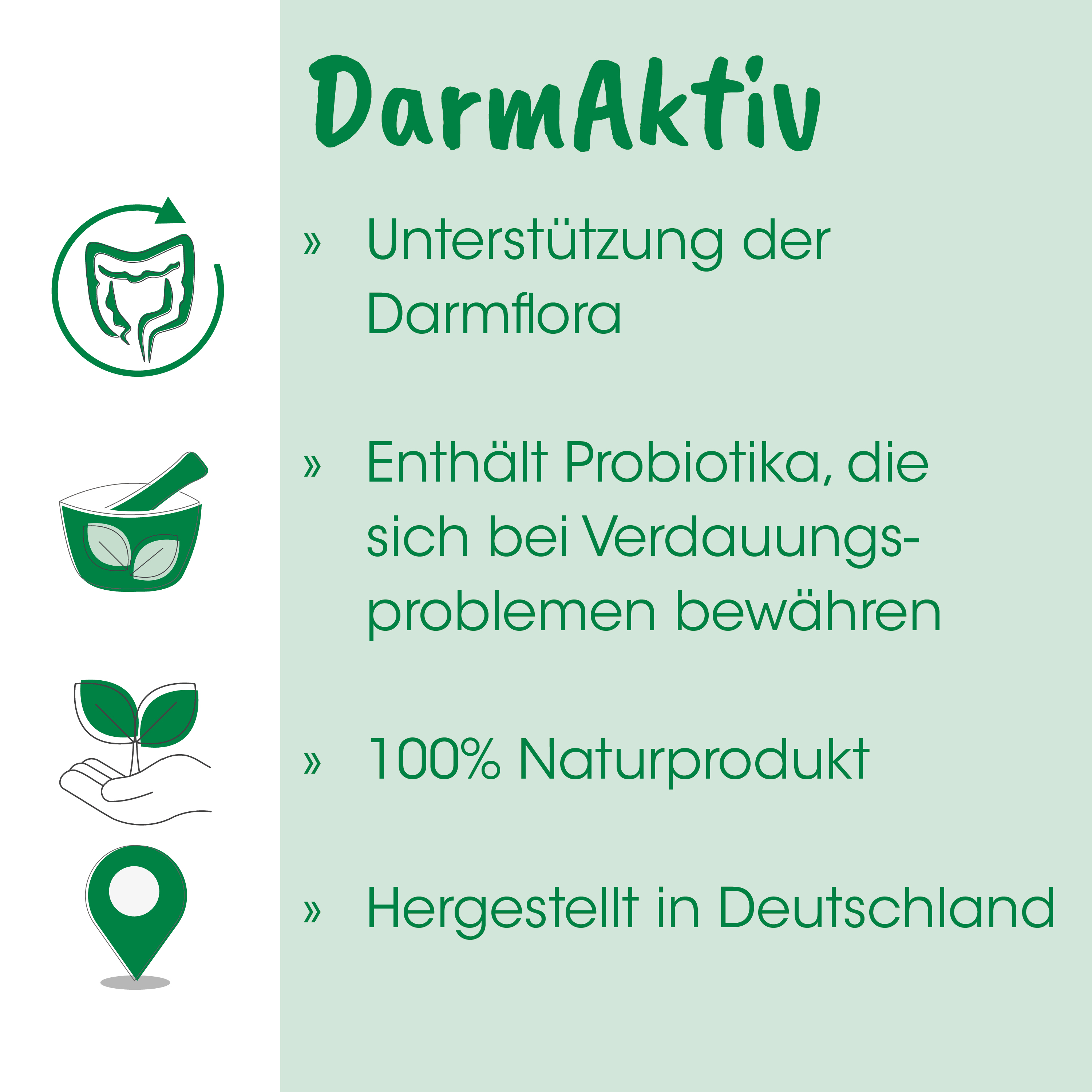 darmprodukt, naturprodukt, probiotika, pflanzlich, hergestellt in deutschland