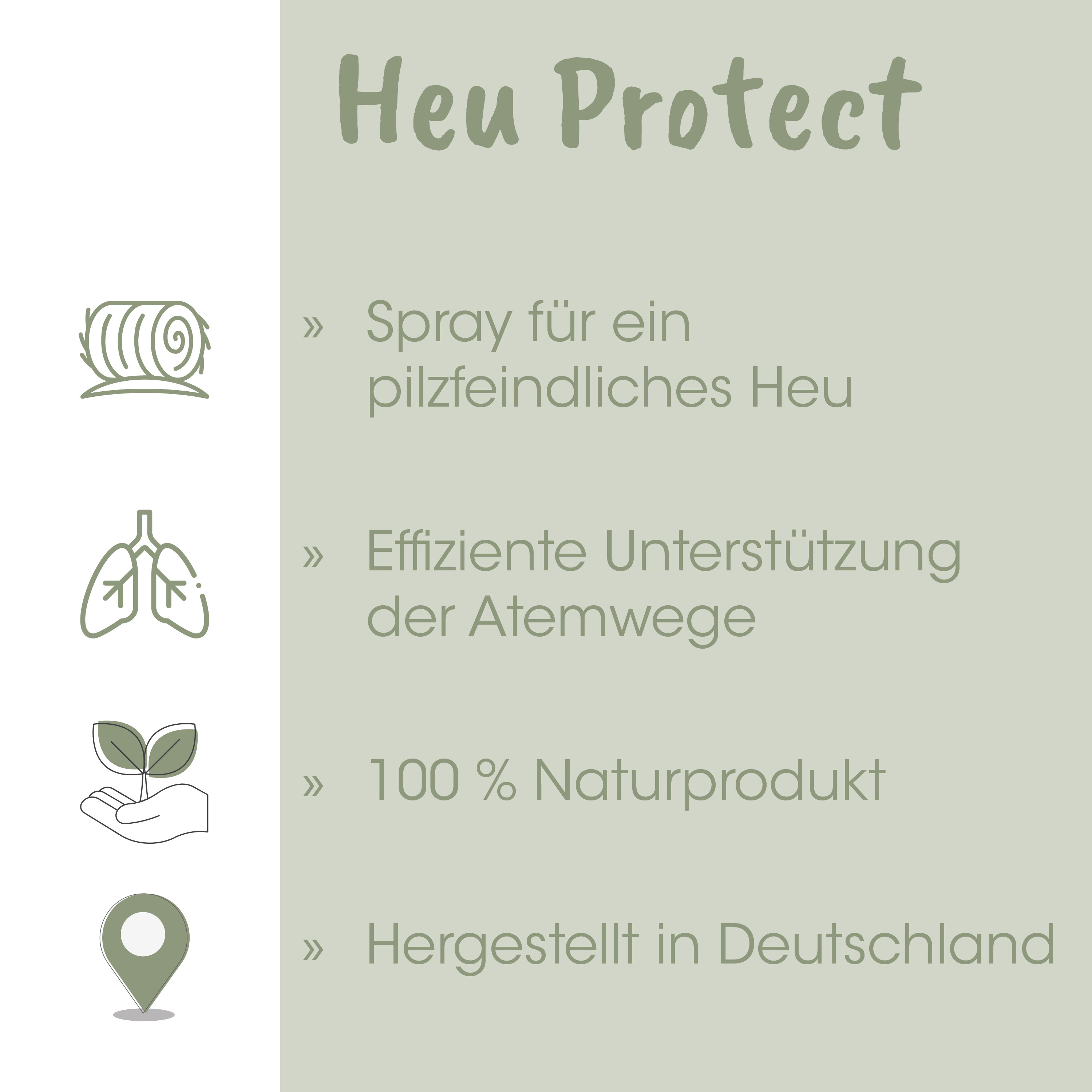 Heu Sprühnebel, Pilzfeindlich, Pflanzenfreundlich, Naturprodukt, Herstellung Deutschland