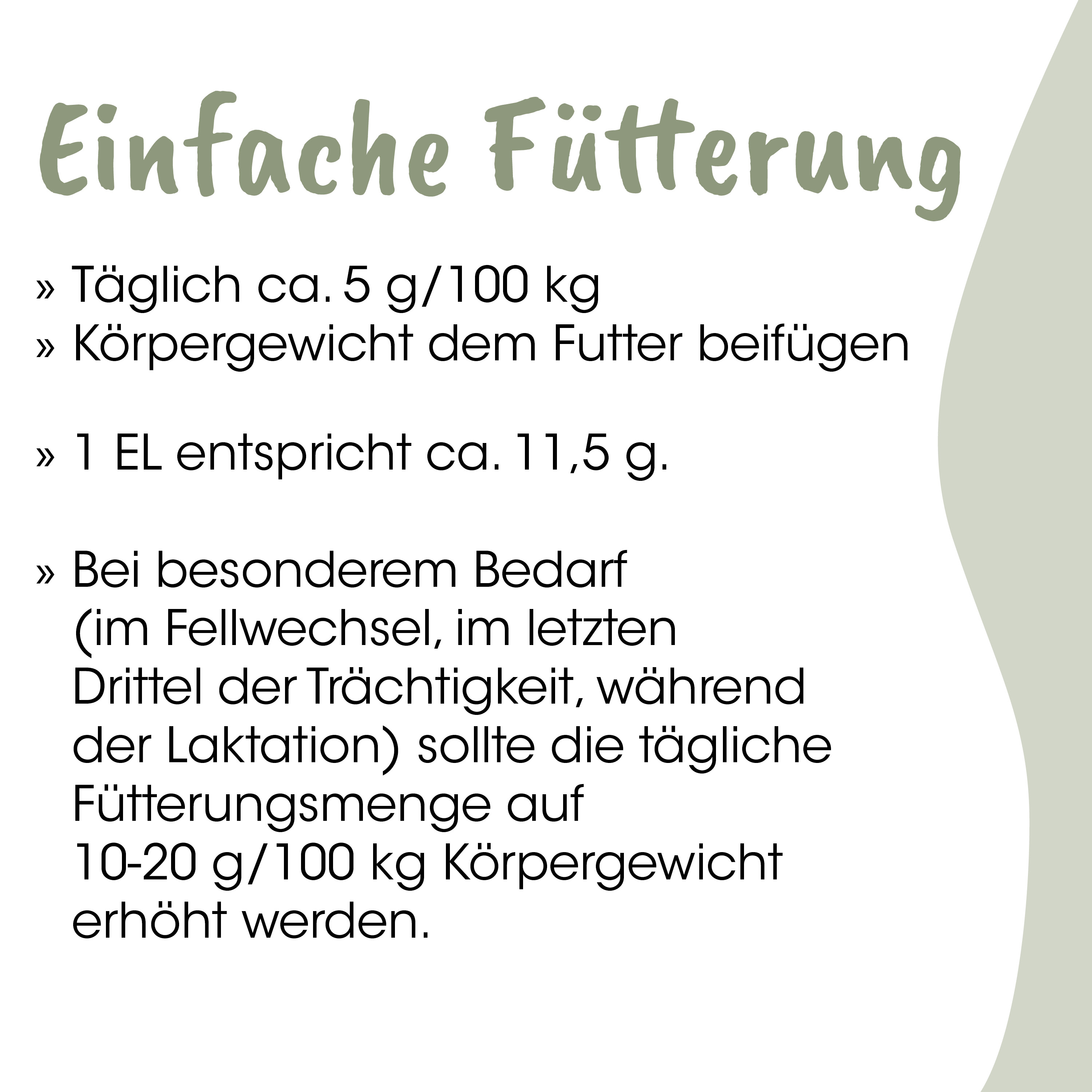 Futter, Tierfutter, Körnerfutter, Mischfutter, Futtermenge