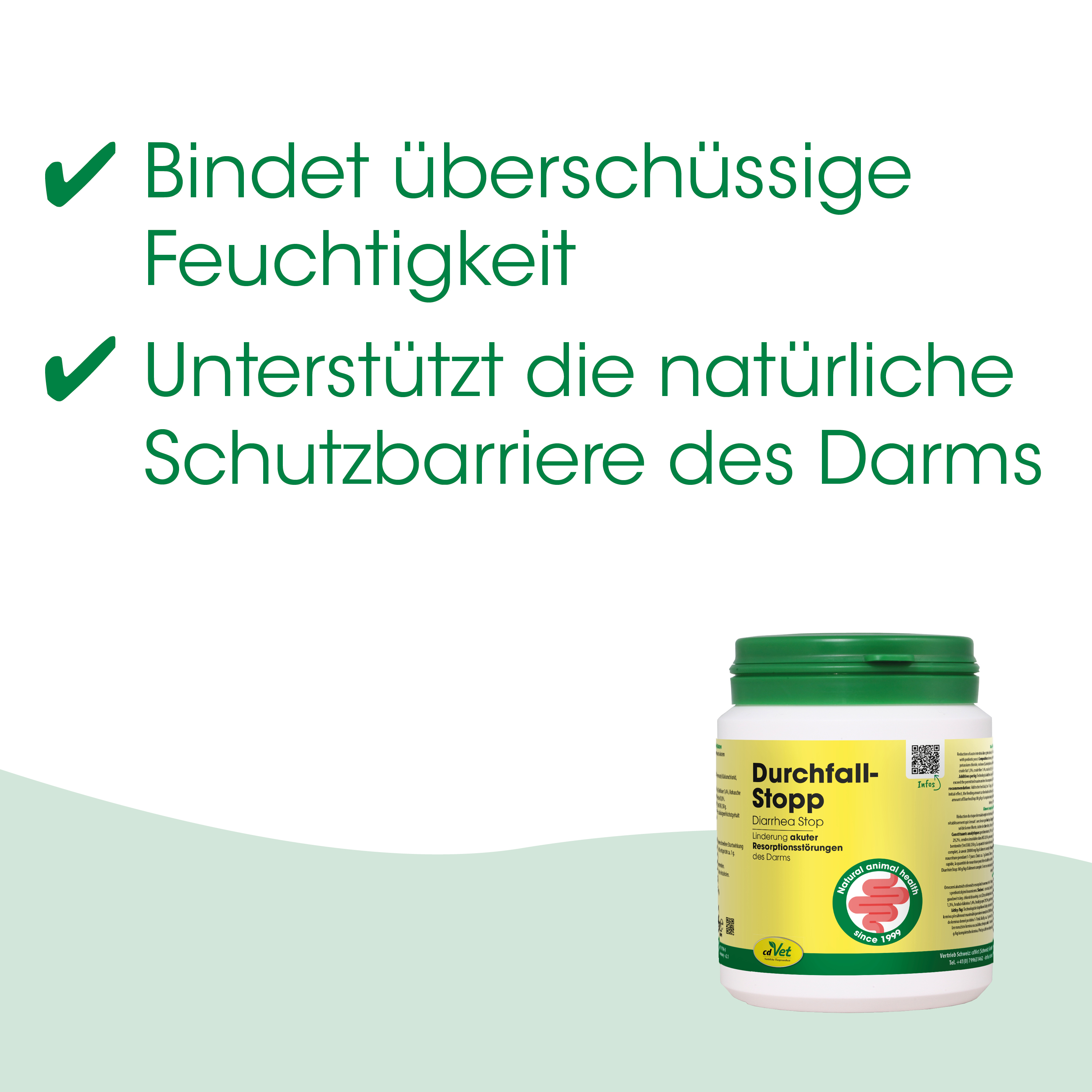 Durchfall-Stopp, Diarrhoe-Medikament, Tier medizin, Pillenflasche, Kapselbehälter