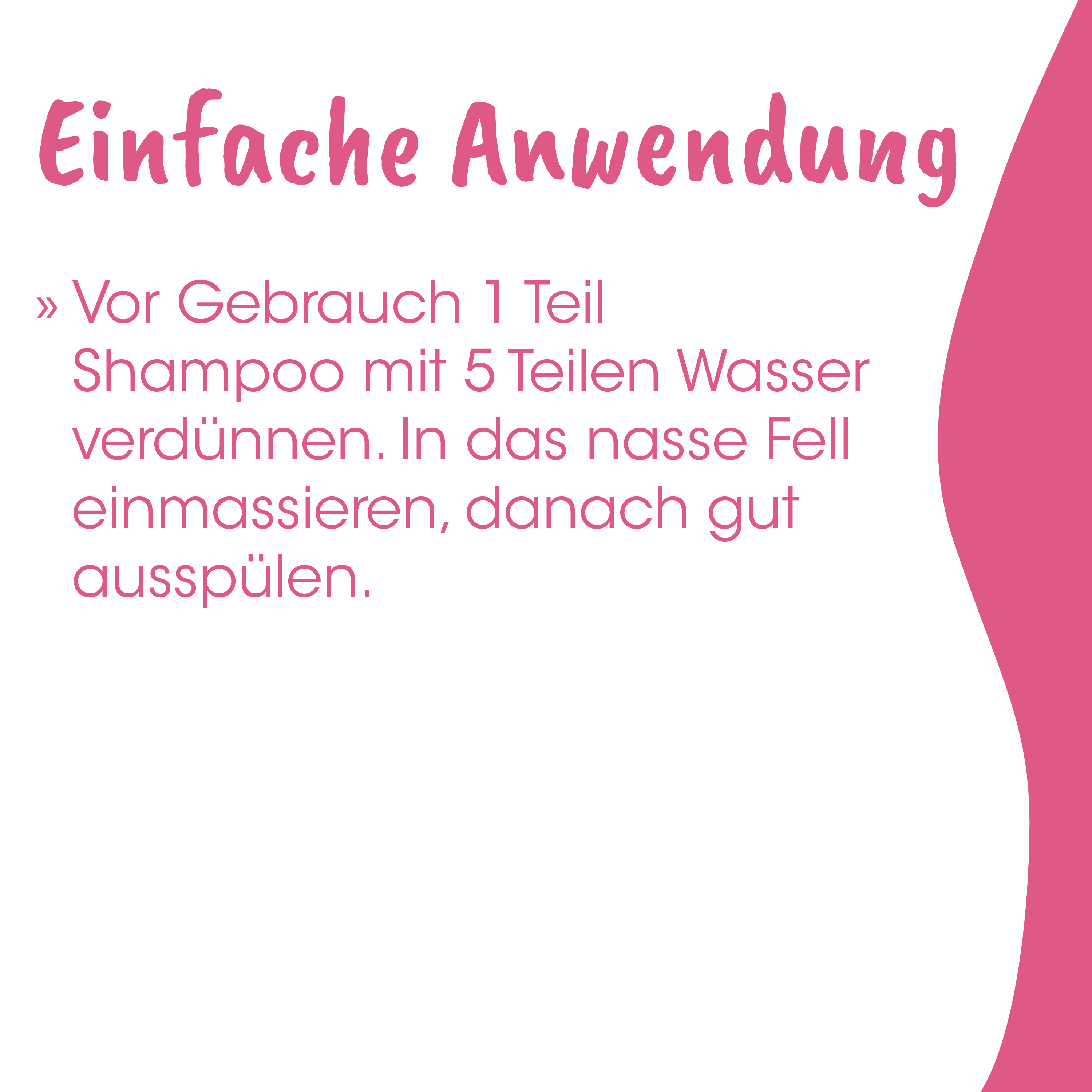 Shampoo, Anleitung, 1 Teil, Wasserkosmos, Produktbild