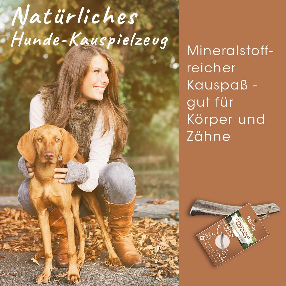 Fit-Hap Geweihmineral-Snack halb XS (25-50 g) Sorbe